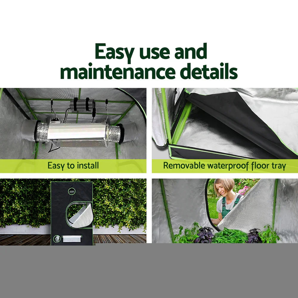 Green Fingers Grow Tent Light Kit 150x150x200CM 4500W LED Full Spectrum - Flea Market