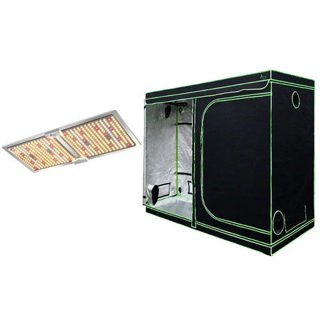 Green Fingers Grow Tent Light Kit 240x120x200CM 2200W LED Full Spectrum - Flea Market