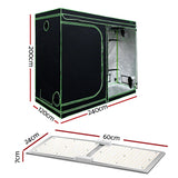 Green Fingers Grow Tent Light Kit 240x120x200CM 2200W LED Full Spectrum - Flea Market