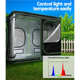 Green Fingers Grow Tent Light Kit 240x120x200CM 2200W LED Full Spectrum - Flea Market