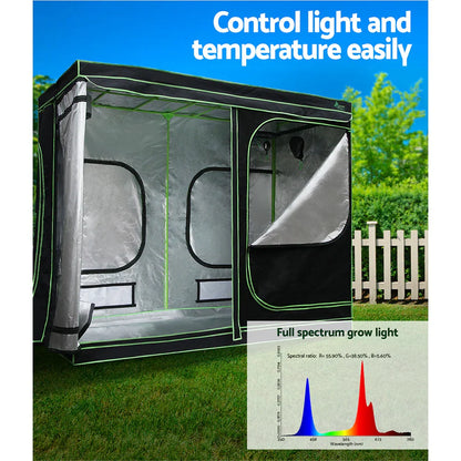 Green Fingers Grow Tent Light Kit 240x120x200CM 2200W LED Full Spectrum - Flea Market