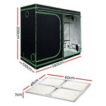 Green Fingers Grow Tent Light Kit 240x120x200CM 4500W LED Full Spectrum - Flea Market