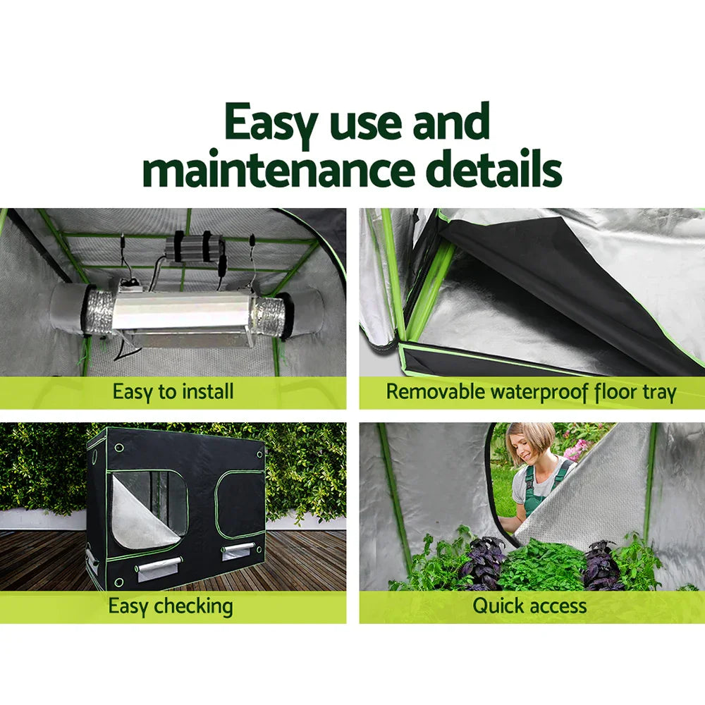 Green Fingers Grow Tent Light Kit 240x120x200CM 4500W LED Full Spectrum - Flea Market