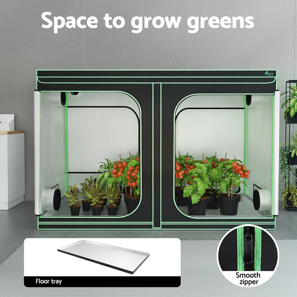 Green Fingers Grow Tent Kits 300x150x200cm Hydroponics Indoor Plant Grow System - Flea Market