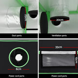 Green Fingers Grow Tent Kits 300x150x200cm Hydroponics Indoor Plant Grow System - Flea Market