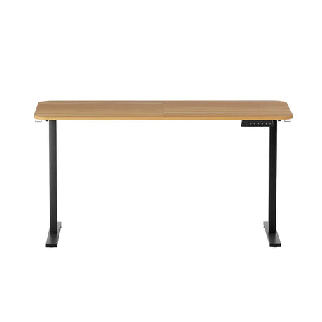 Artiss 140cm Adjustable Desk - Oak Black - Flea Market
