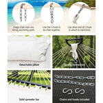 Hammock Bed Outdoor Camping Portable Hanging Chair 2 Person Piillow - Flea Market