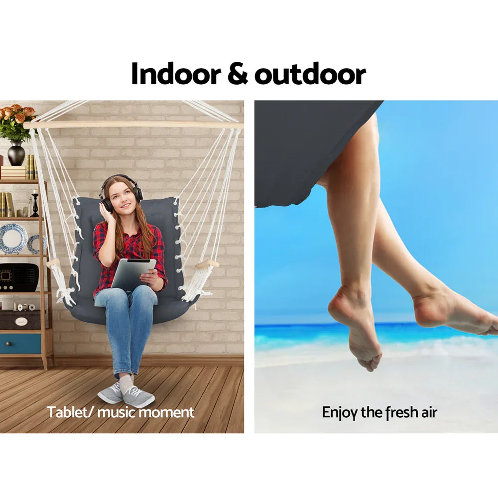 Hammock Hanging Chair - Grey - Flea Market