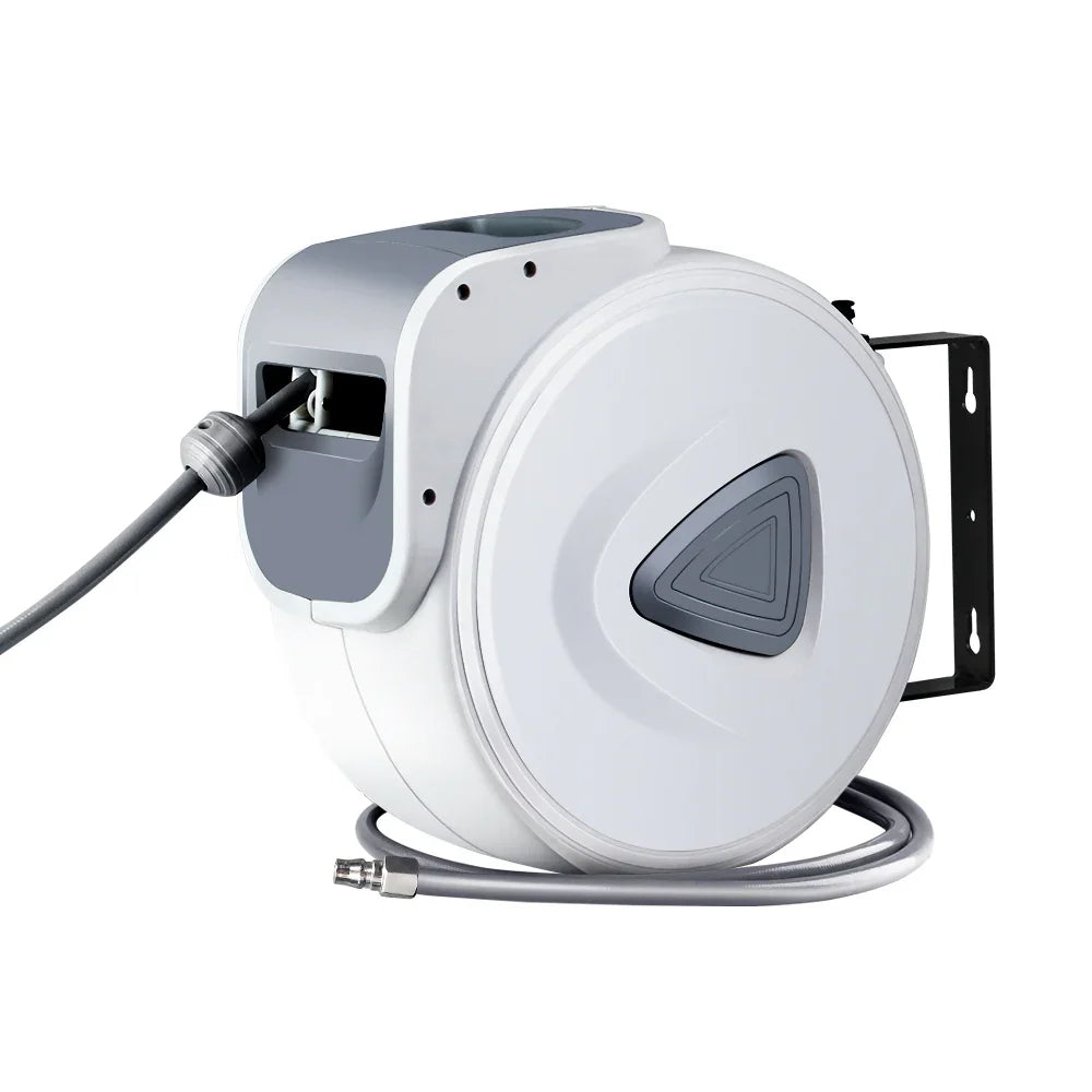 Giantz 20m Retractable Air Hose Reel Wall Mount Swivel Compressor