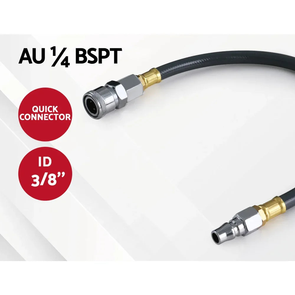 Giantz 20m Retractable Air Hose Reel Wall Mount Swivel Compressor