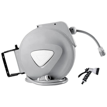 Water Hose Reel 30M Retractable Garden Auto Rewind Spray Gun - Flea Market