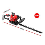 Giantz 25.4CC Petrol Hedge Trimmer 24" Dual Blade - Garden Trimming Tool