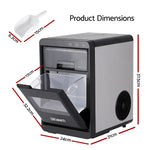 Devanti Ice Maker Machine 20kg - Chewable Nugget Ice Countertop with Self-Cleaning