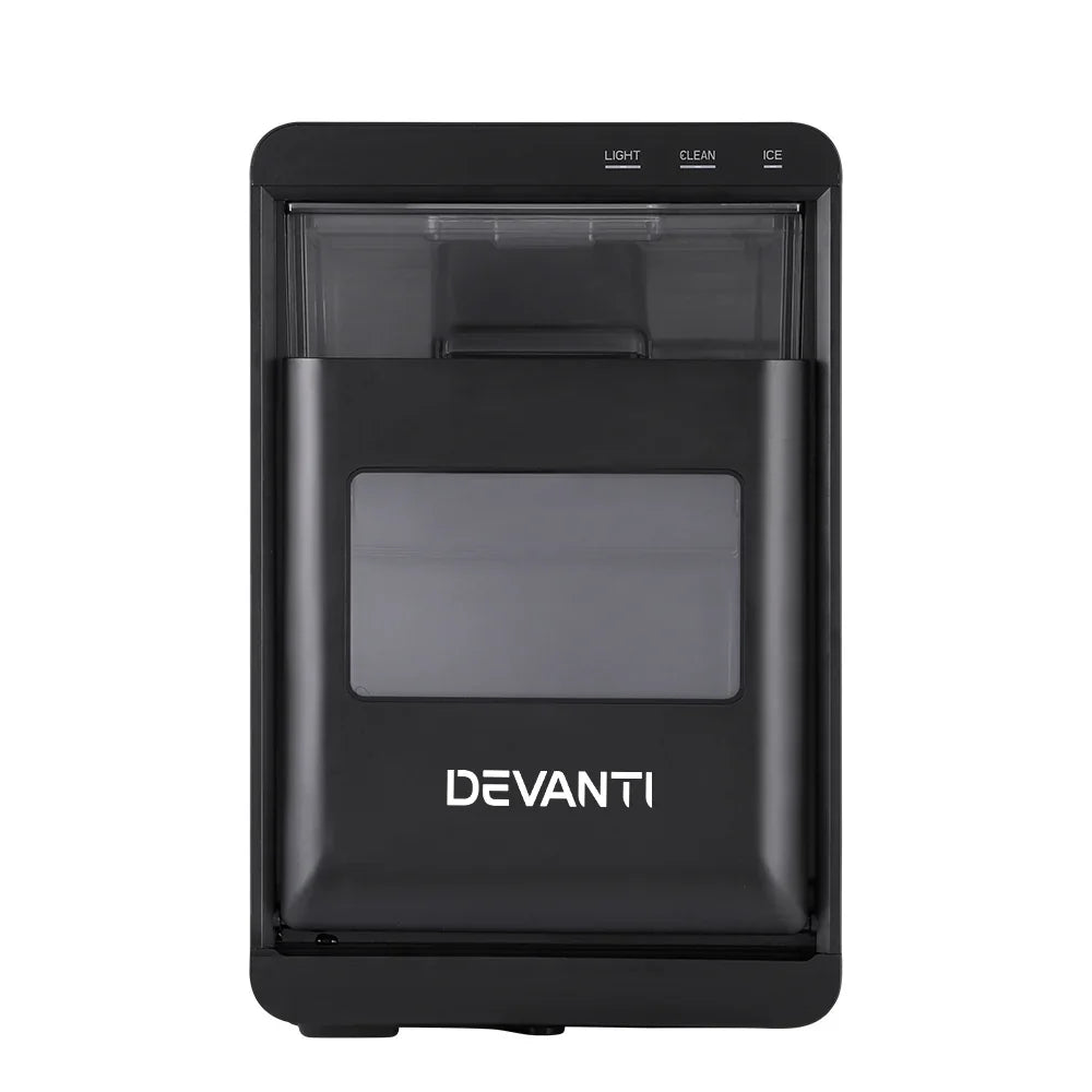 Devanti Ice Maker Machine 20kg - Chewable Nugget Ice Countertop with Self-Cleaning