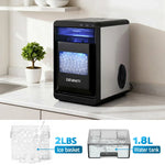 Devanti Ice Maker Machine 20kg - Chewable Nugget Ice Countertop with Self-Cleaning