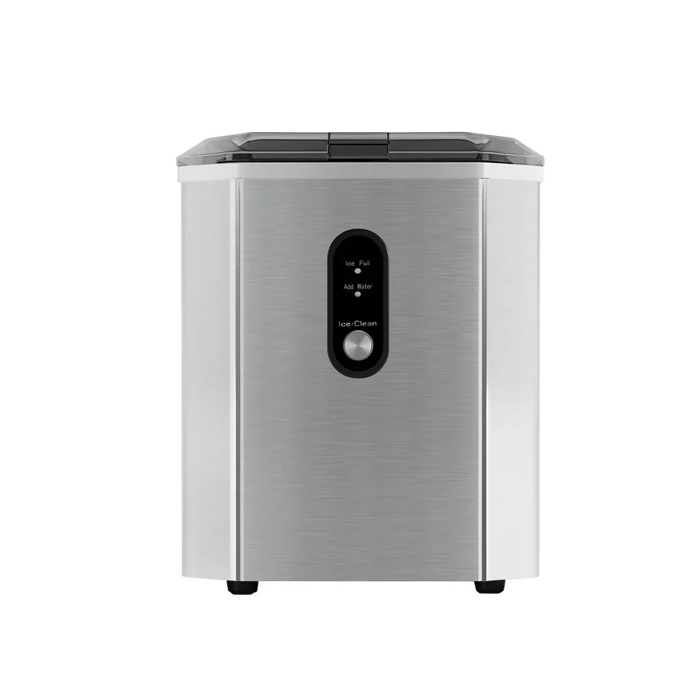 Devanti Portable Ice Maker Machine Ice Cube 12kg Bar Countertop Stainless Steel - Flea Market