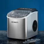 Devanti 12kg Ice Maker Machine w/Self Cleaning Silver - Flea Market