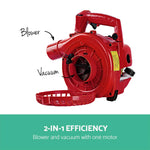 Giantz 36CC Petrol Leaf Blower Garden Vacuum Handheld Commercial