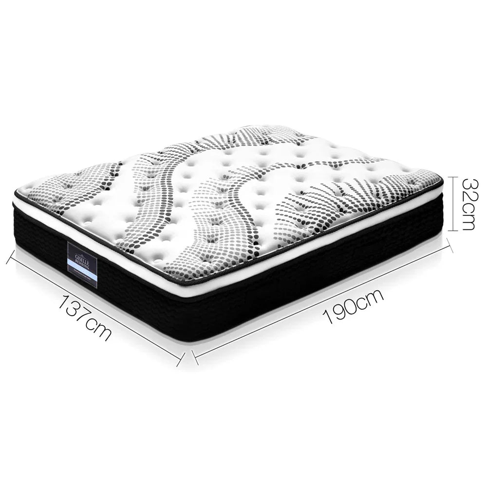 Giselle Bedding 32cm Mattress Euro Top Double - Flea Market