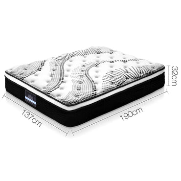 Giselle Bedding 32cm Mattress Euro Top Double - Flea Market