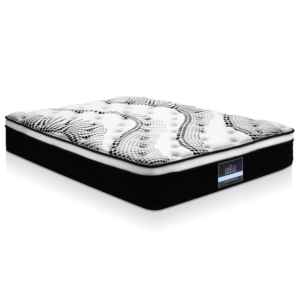 Giselle Bedding 32cm Mattress Euro Top Queen - Flea Market