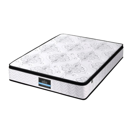 Giselle Bedding mattress with floral pattern, white and black trim, Flea Market online bargain