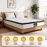 30cm Pocket Spring Mattress King - Medium Firm Euro Top