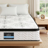 Giselle Bedding queen mattress with floral pattern in bright bedroom, sold at Flea Market AU