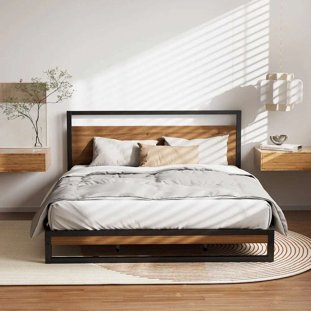 Artiss Bed Frame King Size Metal Bed Frame DANE