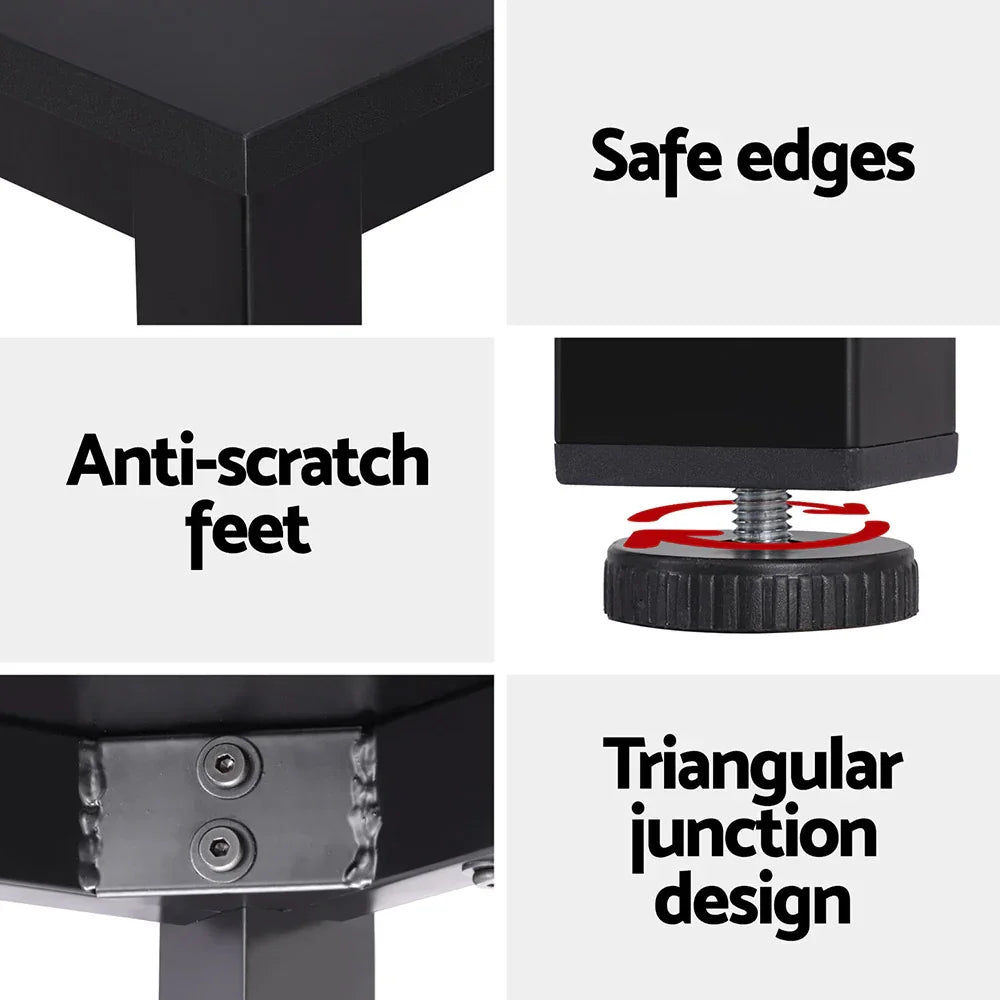 Artiss Computer Desk Home - Black 120CM - Flea Market