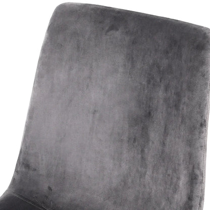 Artiss Dining Chairs Set of 4 Velvet Horizontal Slope Grey - Flea Market