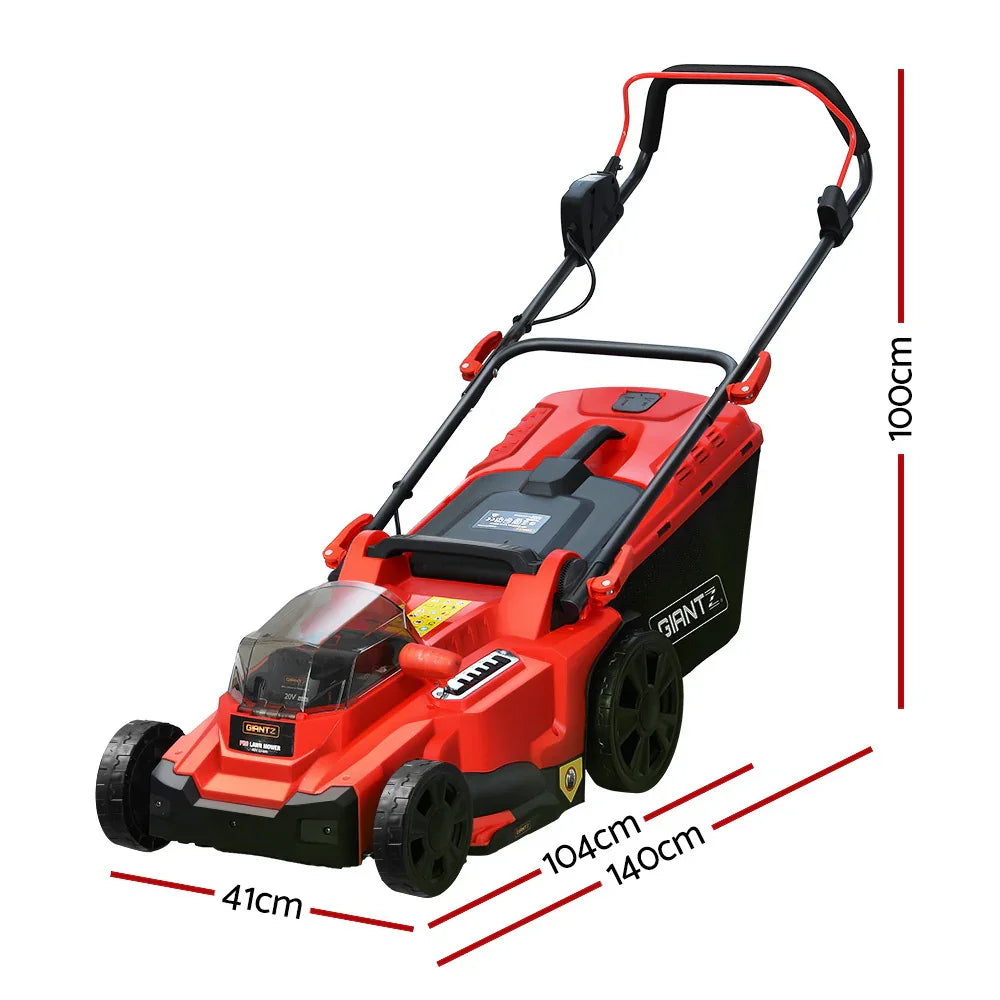 Giantz 40V Cordless Electric Lawn Mower 37cm Battery Powered