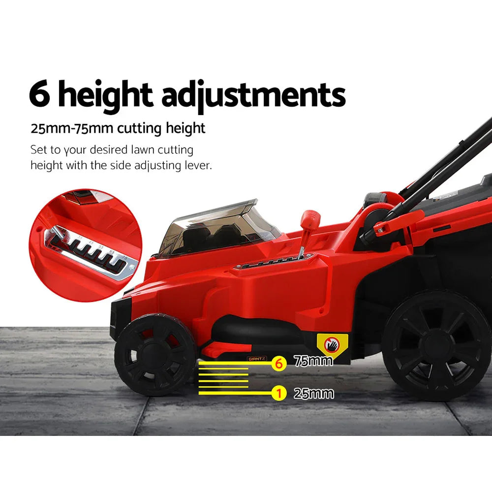 Giantz 40V Cordless Electric Lawn Mower 37cm Battery Powered