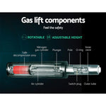 Artiss Mesh Office Chair Mid Back - Black - Flea Market