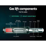 Artiss Mesh Office Chair Mid Back - Black - Flea Market