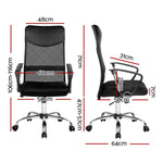 Artiss Mesh Office Chair High Back Black - Flea Market