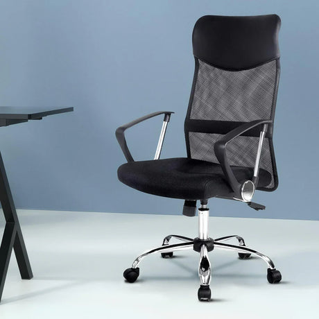 Artiss Mesh Office Chair High Back Black - Flea Market