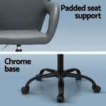 Artiss Office Chair Mid Back Grey - Flea Market