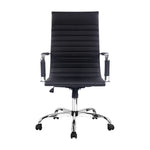 Artiss Office Chair Conference Chairs PU Leather High Back Black - Flea Market
