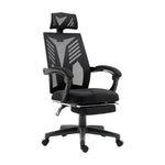 Artiss Mesh Office Chair Recliner Black - Flea Market