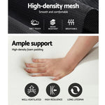 Artiss Mesh Office Chair Recliner Black White - Flea Market