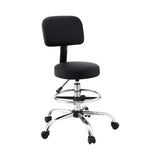 Artiss Office Chair Drafting Computer Standing Desk Chairs Ergonomic PU Black - Flea Market