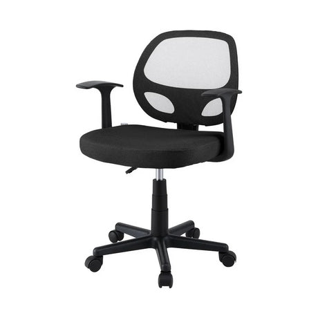 Artiss Mesh Office Chair Computer Gaming Desk Chairs Work Study Mid Back Black - Flea Market