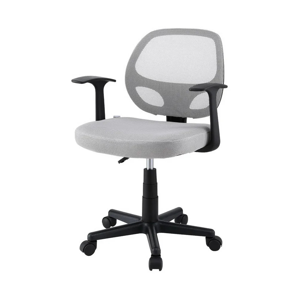 Artiss Mesh Office Chair Computer Gaming Desk Chairs Work Study Mid Back Grey - Flea Market