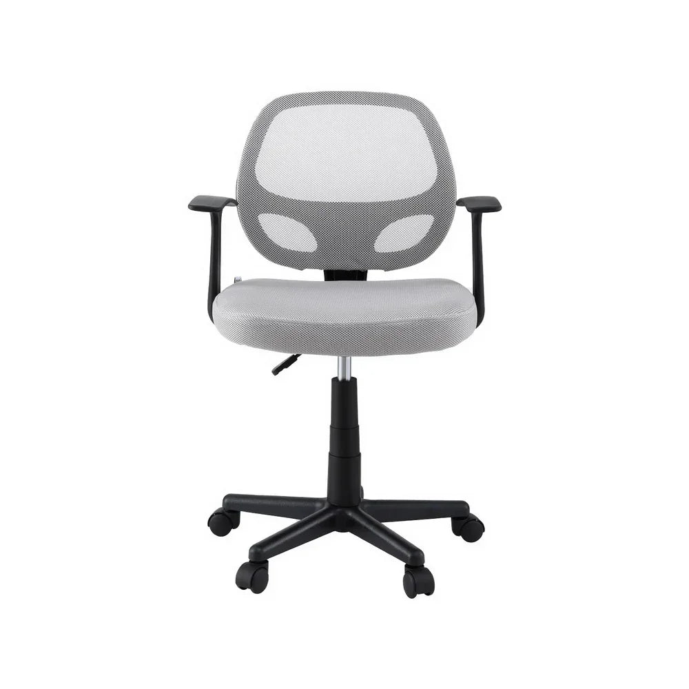 Artiss Mesh Office Chair Computer Gaming Desk Chairs Work Study Mid Back Grey - Flea Market