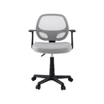 Artiss Mesh Office Chair Computer Gaming Desk Chairs Work Study Mid Back Grey - Flea Market