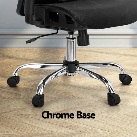 Artiss Ergonomic Office Chair Recline Black - Flea Market