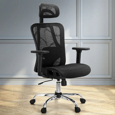 Artiss Ergonomic Office Chair Recline Black - Flea Market