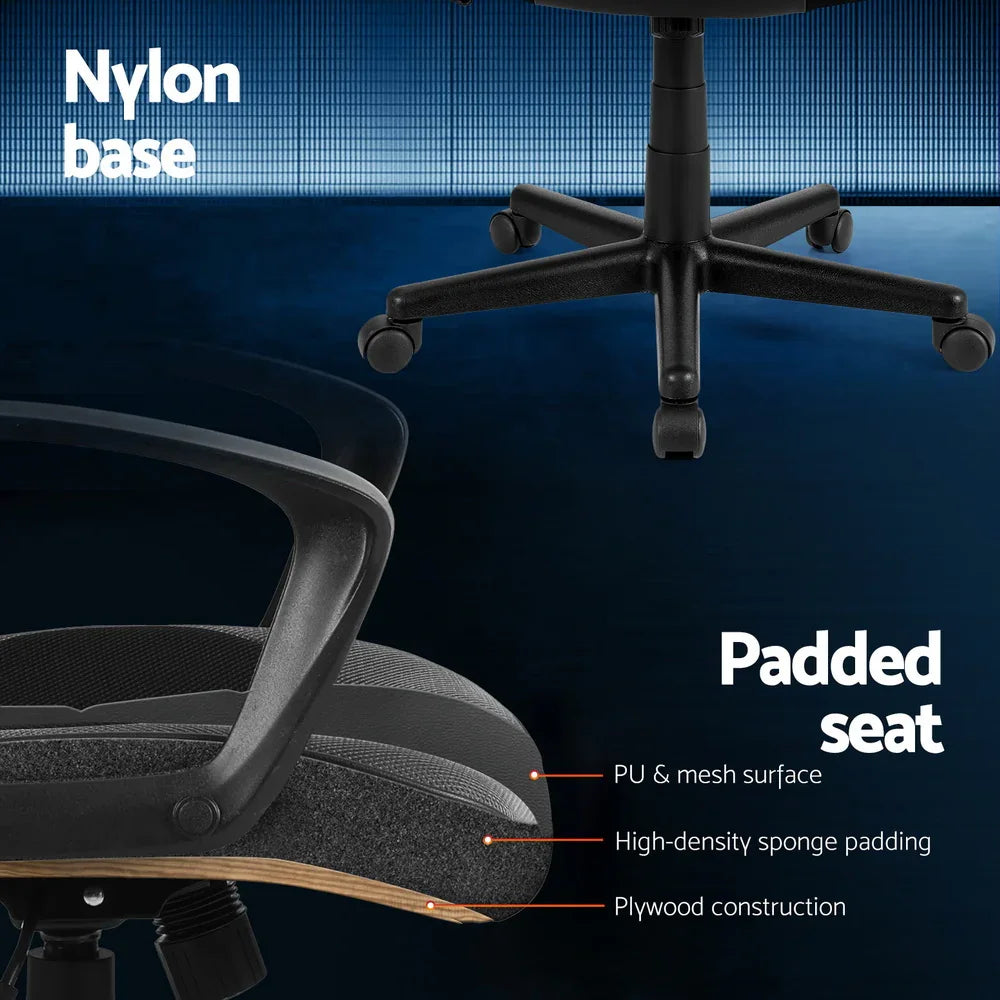 Artiss Gaming Office Chair Computer Chairs Grey - Flea Market