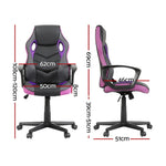 Artiss Gaming Office Chair Computer Chairs Purple - Flea Market